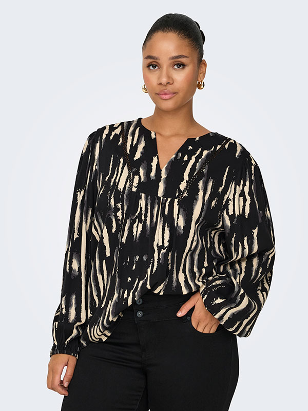 CARMIKAELA - Plus Size Blouse fra Only Carmakoma