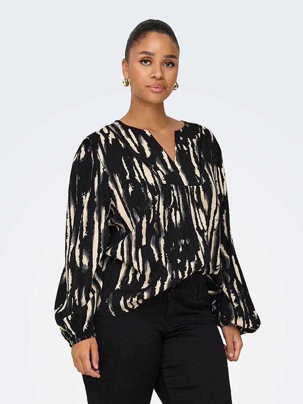 CARMIKAELA - Plus Size Blouse fra Only Carmakoma