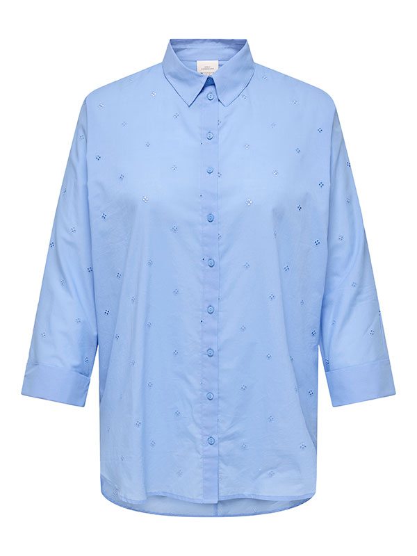 CARNEW - Plus Size Overhemd fra Only Carmakoma