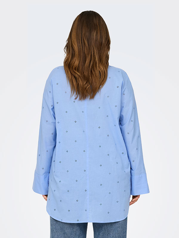 CARNEW - Plus Size Overhemd fra Only Carmakoma