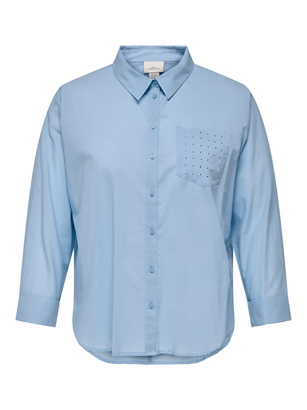 CARNEW - Plus Size Overhemd fra Only Carmakoma