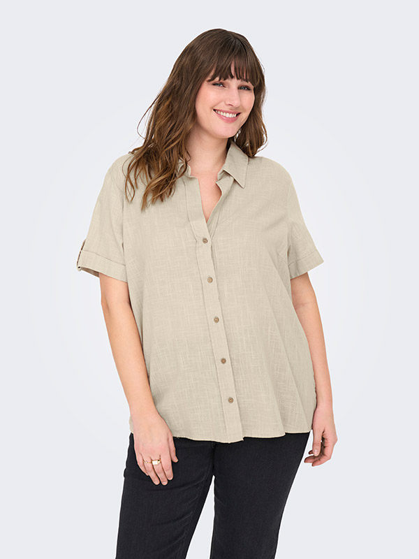 CARCOCO - Plus Size Overhemd fra Only Carmakoma