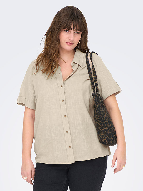 CARCOCO - Plus Size Overhemd fra Only Carmakoma