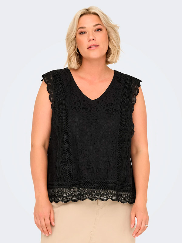 CARKARO - Plus Size Blouse fra Only Carmakoma