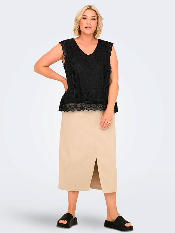 CARKARO - Plus Size Blouse fra Only Carmakoma