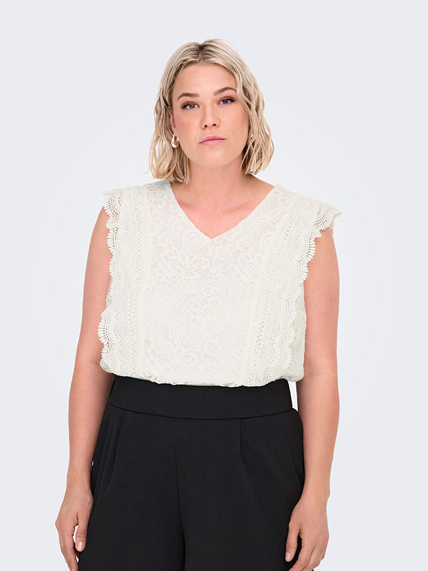 CARKARO - Plus Size Blouse fra Only Carmakoma