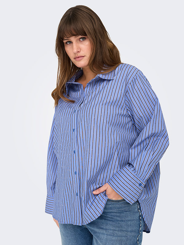 CAROREGON - Plus Size Overhemd fra Only Carmakoma