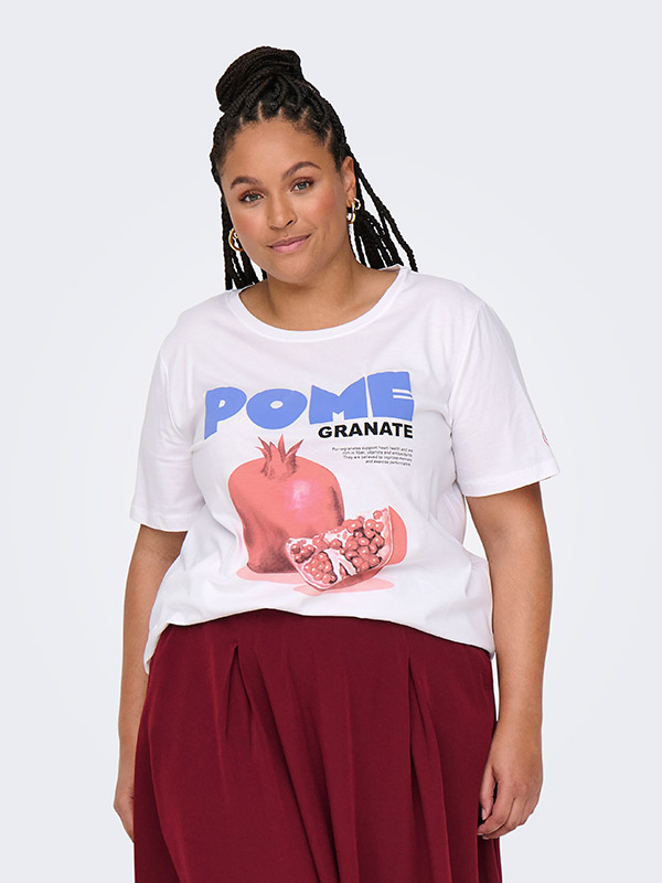 CARJAX - Plus Size T-shirt fra Only Carmakoma