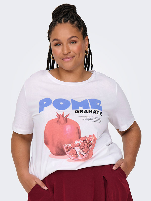 CARJAX - Plus Size T-shirt fra Only Carmakoma
