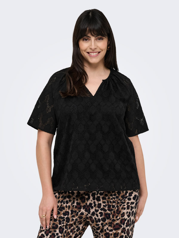 CARCLEANOR - Plus Size Blouse fra Only Carmakoma