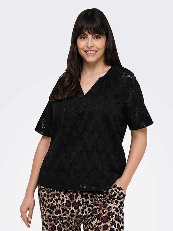 CARCLEANOR - Plus Size Blouse fra Only Carmakoma