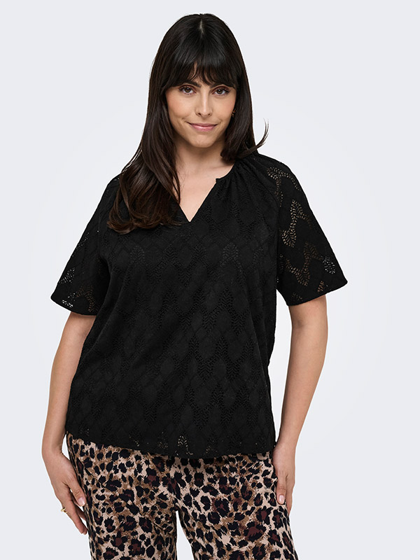 CARCLEANOR - Plus Size Blouse fra Only Carmakoma