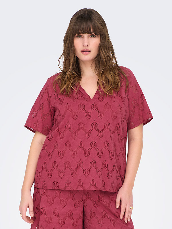 CARCLEANOR - Plus Size Blouse fra Only Carmakoma