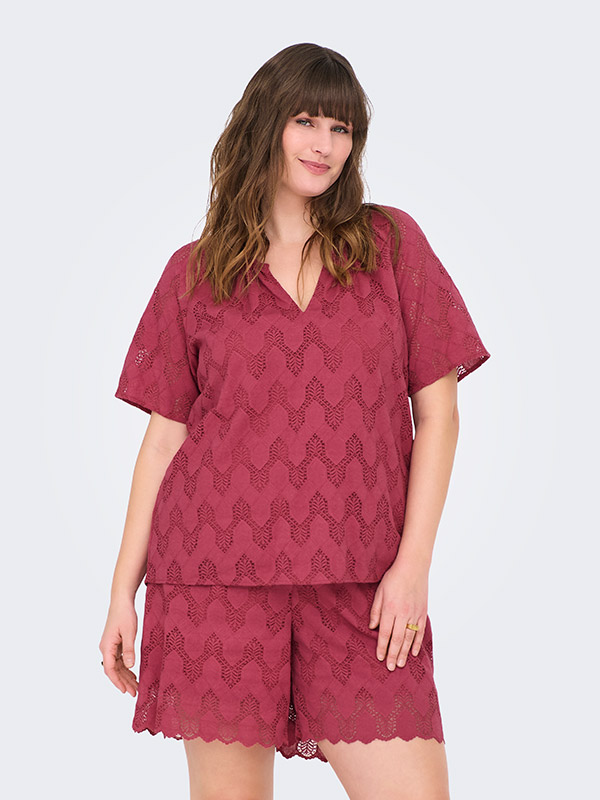 CARCLEANOR - Plus Size Blouse fra Only Carmakoma