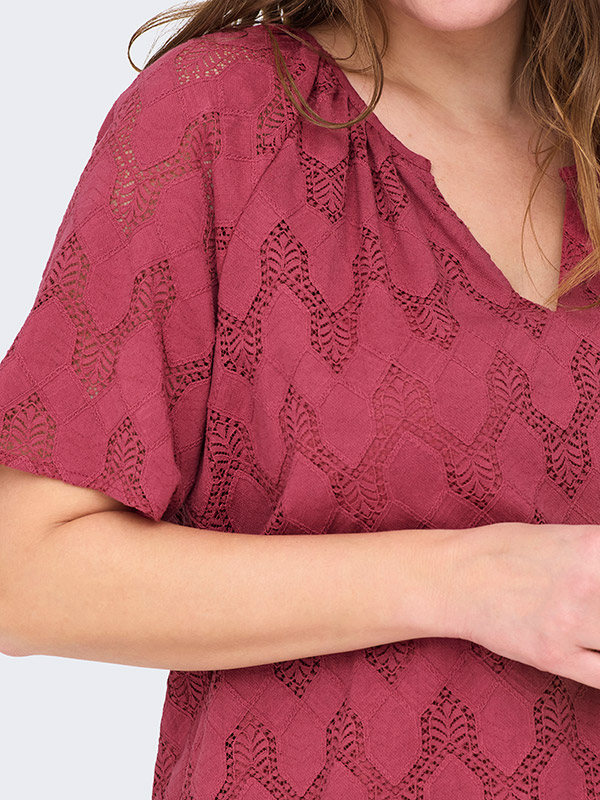 CARCLEANOR - Plus Size Blouse fra Only Carmakoma