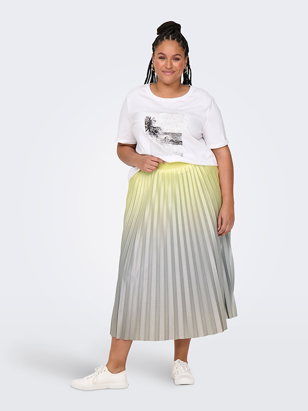 CARPETAL - Plus Size Skirt fra Only Carmakoma