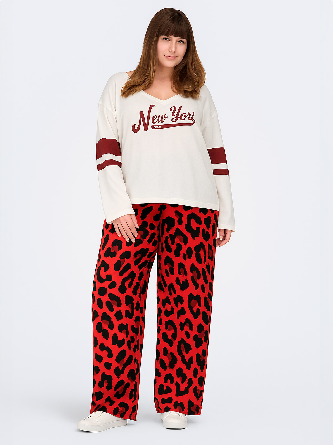 CARHARMONY - Plus Size Broek fra Only Carmakoma