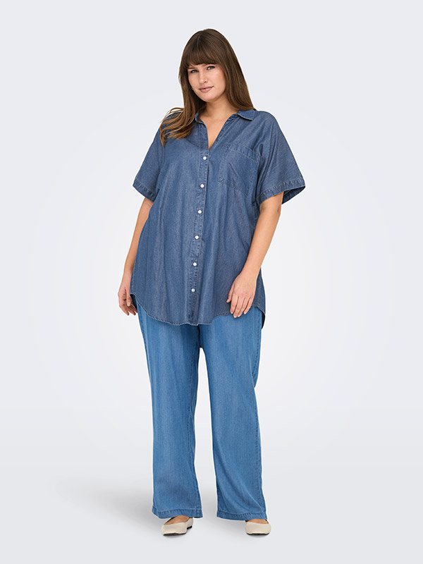 CARPENNA - Plus Size Overhemd fra Only Carmakoma