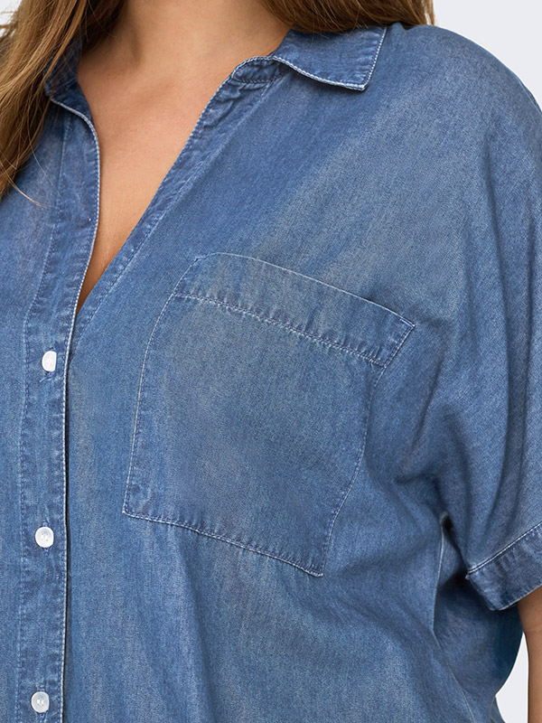 CARPENNA - Plus Size Overhemd fra Only Carmakoma
