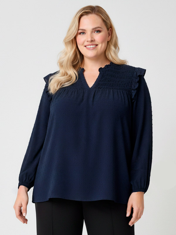 CARLIDA - Plus Size Blouse fra Only Carmakoma