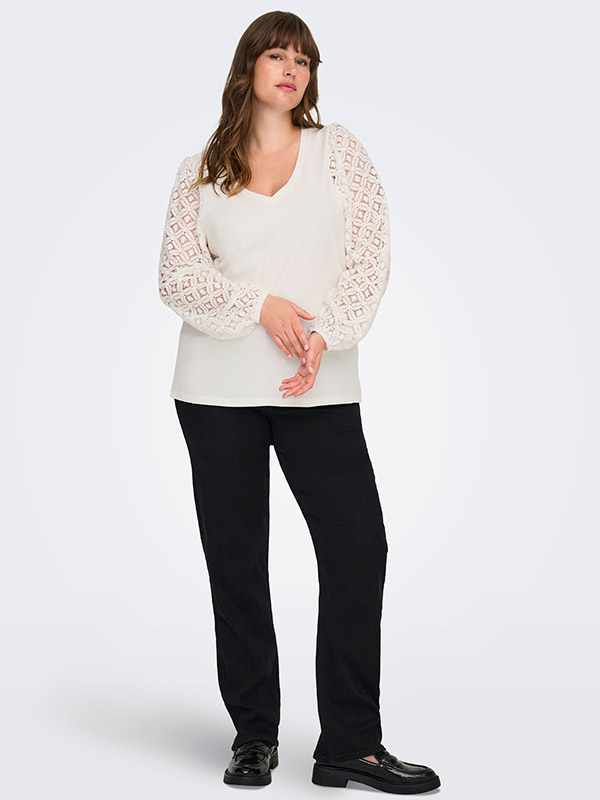 CAREFFIE - Plus Size Blouse fra Only Carmakoma