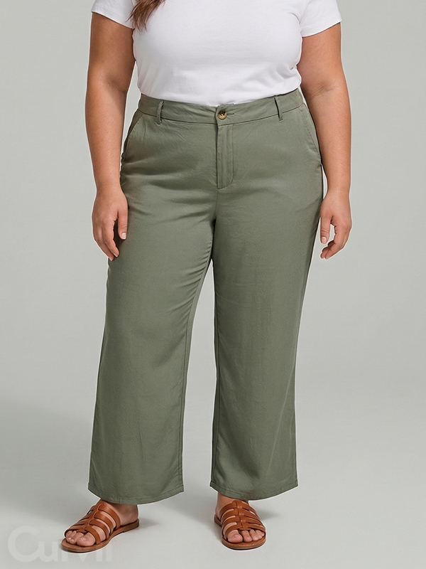 CARARIS - Plus Size Broek fra Only Carmakoma