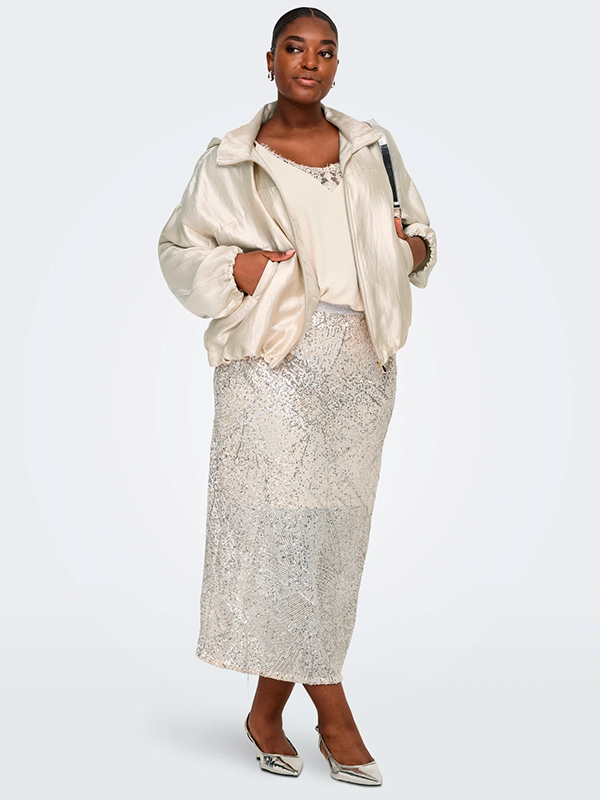 CARMADDISON - Plus Size Skirt fra Only Carmakoma