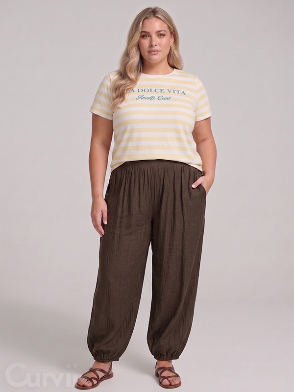 CARCAMILLE - Plus Size Broek fra Only Carmakoma