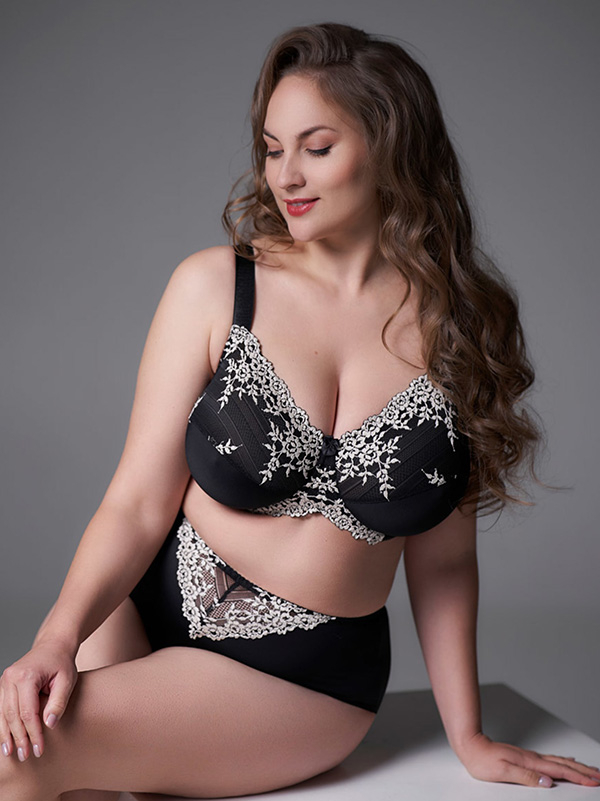 JANE - Plus Size Bh met beugel fra Plaisir