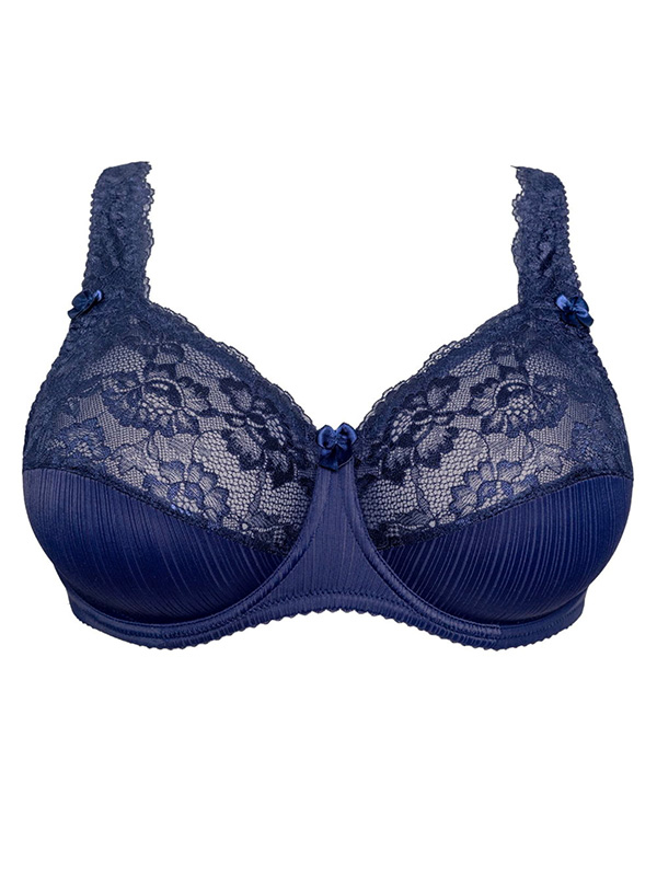 BEATE PLAIN - Plus Size Bh met beugel fra Plaisir