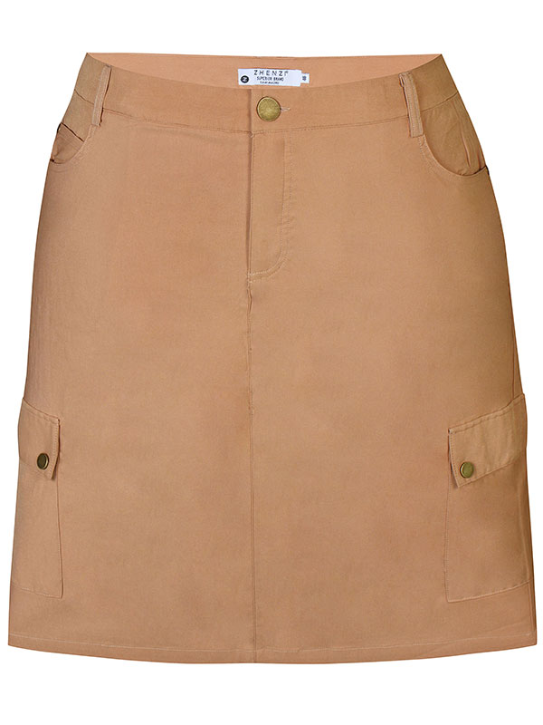 MARLEY - Plus Size Skirt fra Zhenzi