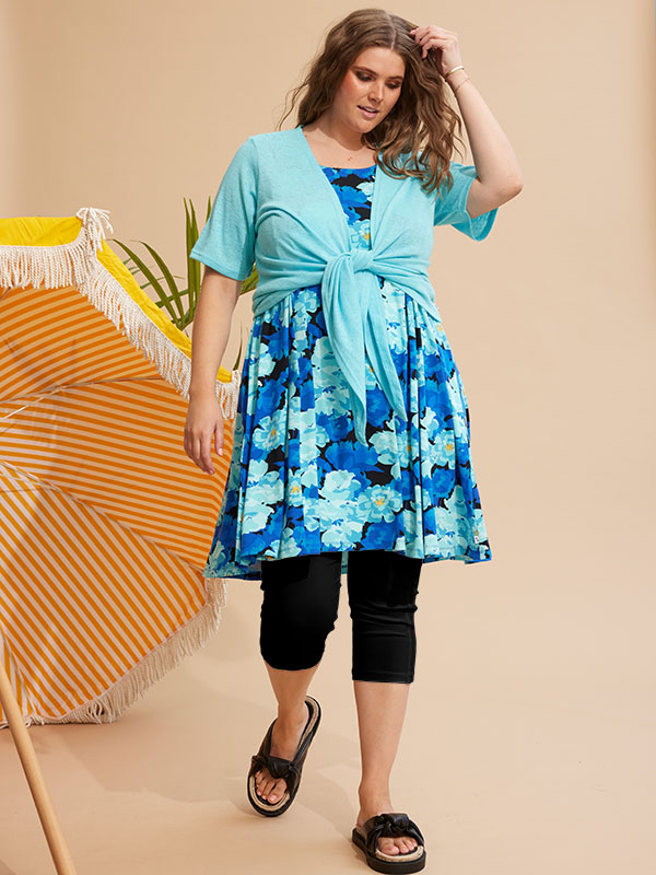 TWIST - Plus Size Legging fra Zhenzi