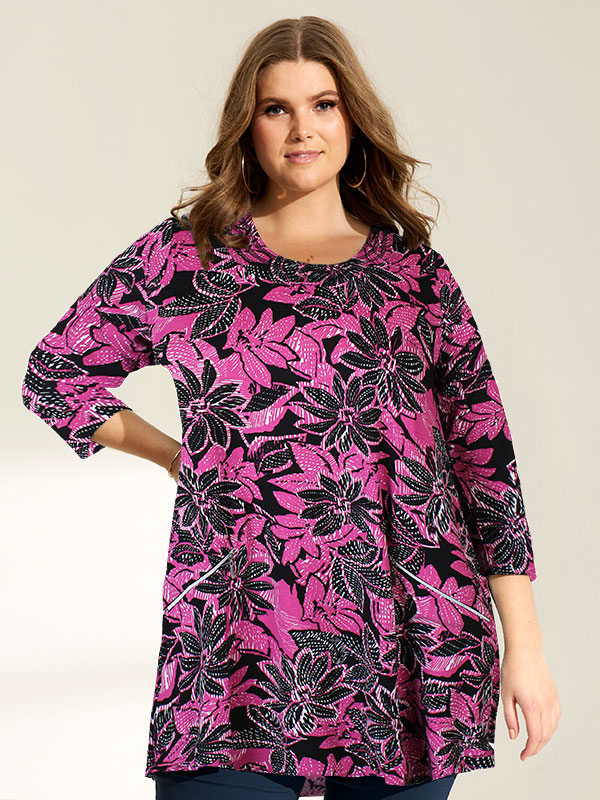 ESTHER - Plus Size Tunic fra Zhenzi