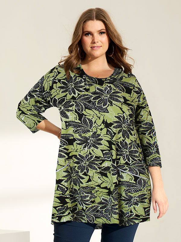 ESTHER - Plus Size Tunic fra Zhenzi
