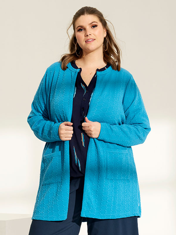 REIMER - Plus Size Vest fra Zhenzi