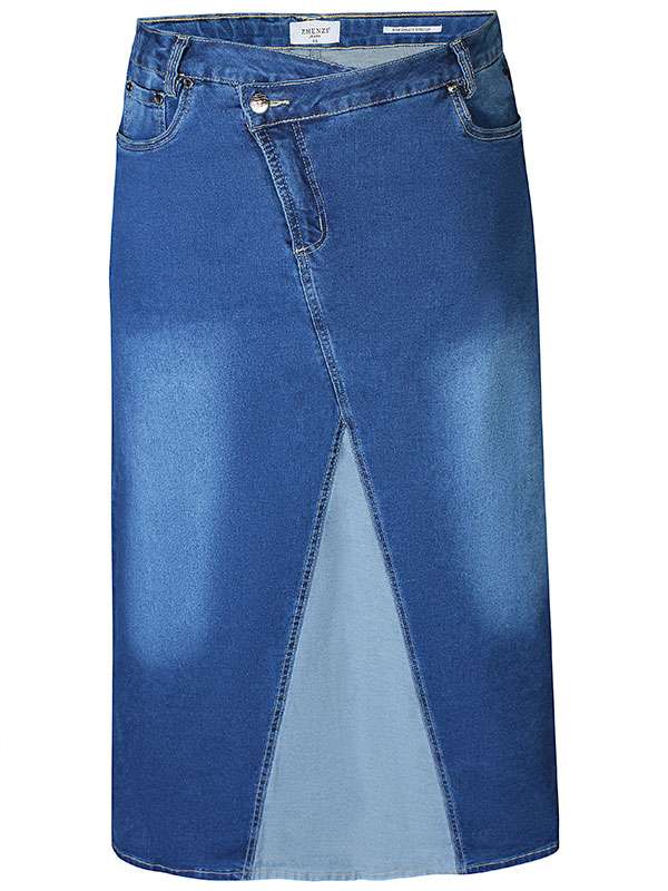 CECE - Plus Size Skirt fra Zhenzi