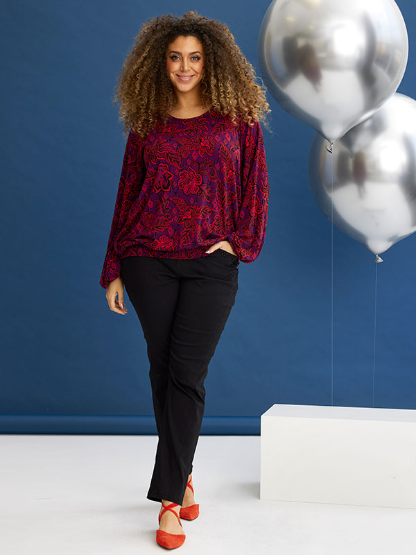 DELL - Plus Size Blouse fra Zhenzi