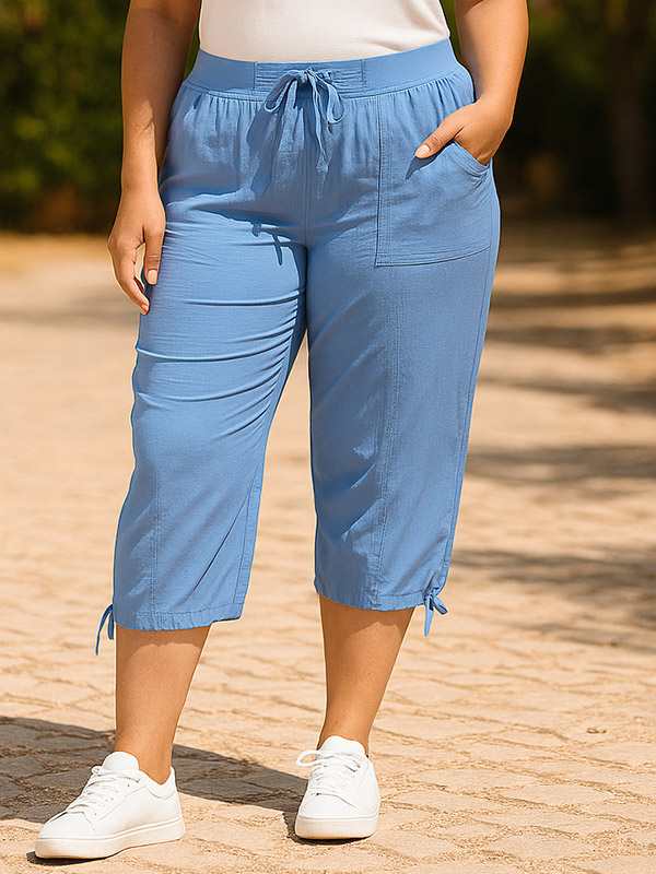 AMIN - Plus Size Broek fra Zhenzi