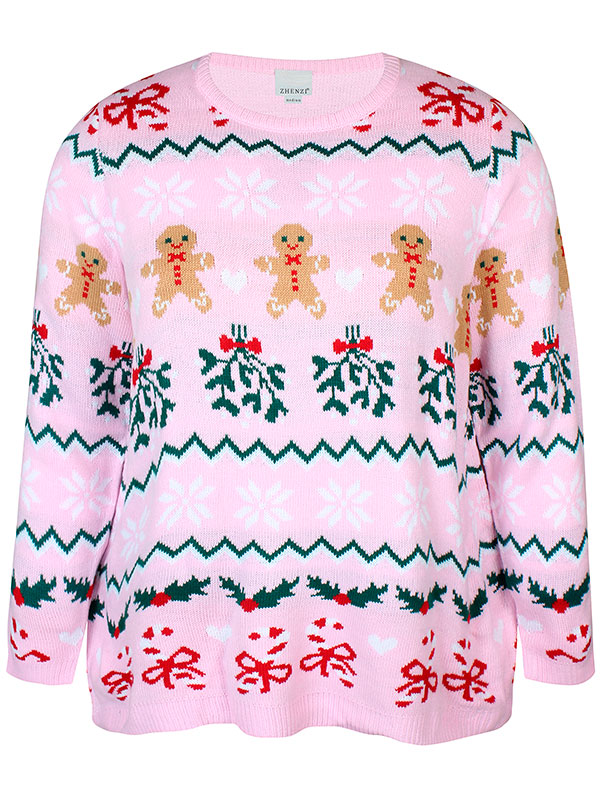 NOEL - Plus Size Sweater fra Zhenzi