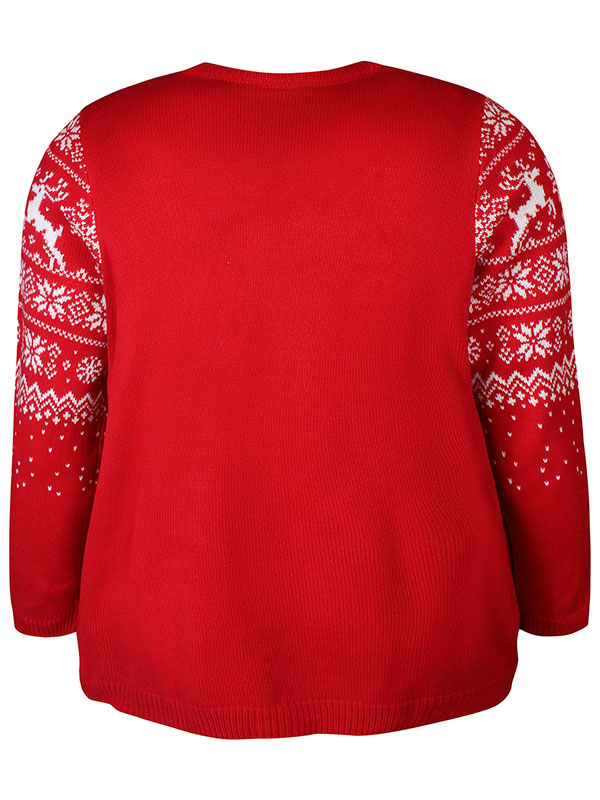 NOEL - Plus Size Sweater fra Zhenzi