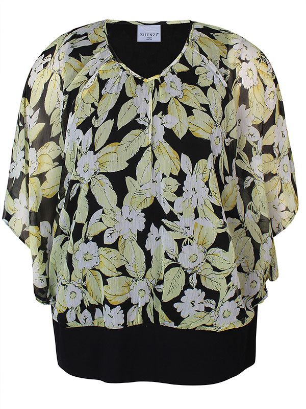 FRAN - Plus Size Blouse fra Zhenzi