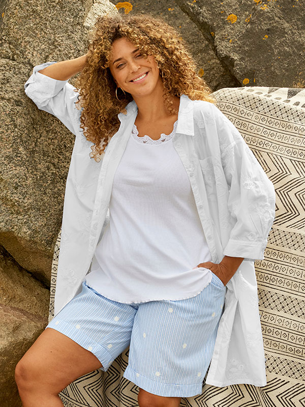 HALI - Plus Size Overhemd fra Zhenzi