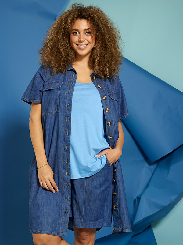 ZH-MIAH - Plus Size Jurk fra Zhenzi