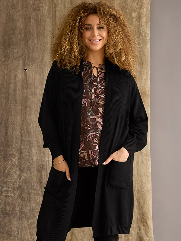 ZH-KOGLE - Plus Size Vest fra Zhenzi