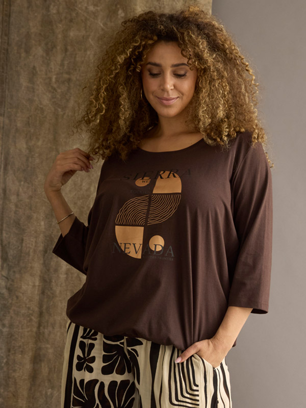 ZH-NOOR - Plus Size Blouse fra Zhenzi
