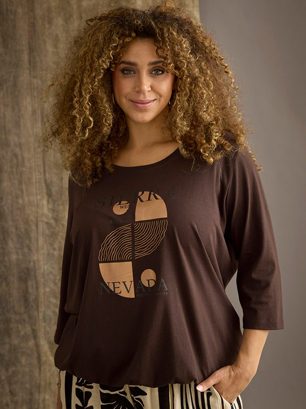 ZH-NOOR - Plus Size Blouse fra Zhenzi