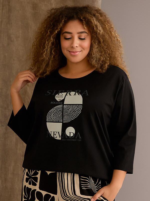 ZH-NOOR - Plus Size Blouse fra Zhenzi