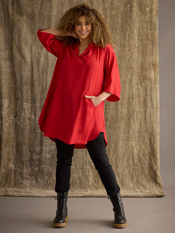 ZH-ORRA - Plus Size Tunic fra Zhenzi