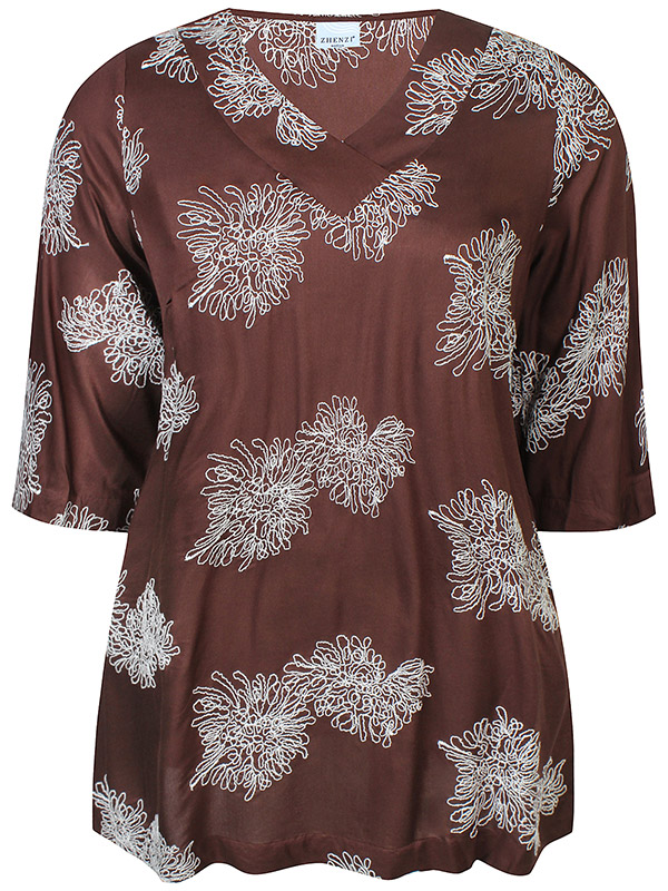 ZH-PERL - Plus Size Tunic fra Zhenzi