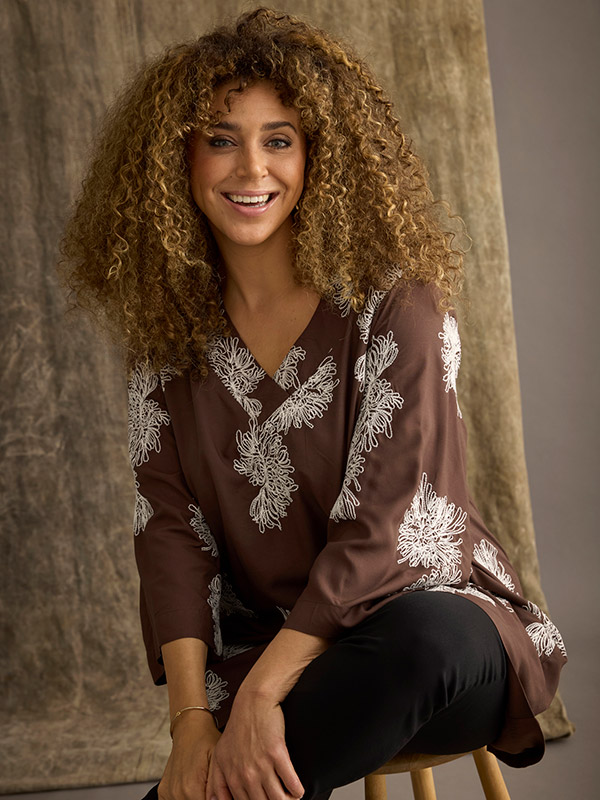 ZH-PERL - Plus Size Tunic fra Zhenzi